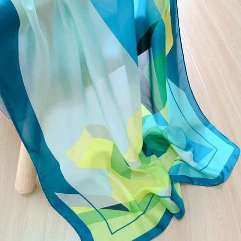 Khăn lụa hoa LH-003