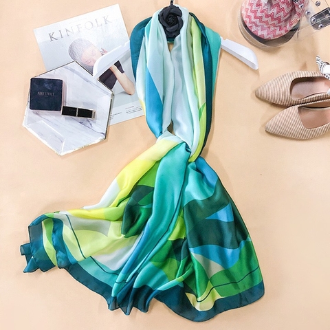 Khăn lụa hoa LH-003