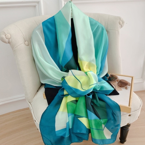 Khăn lụa hoa LH-003