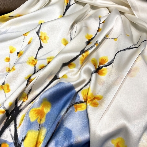 Khăn lụa hoa LH-004