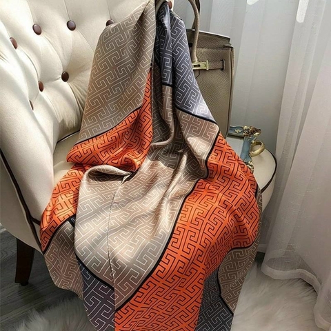 Khăn lụa hoa LH-009