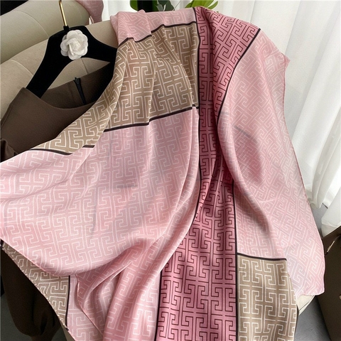 Khăn lụa hoa LH-008