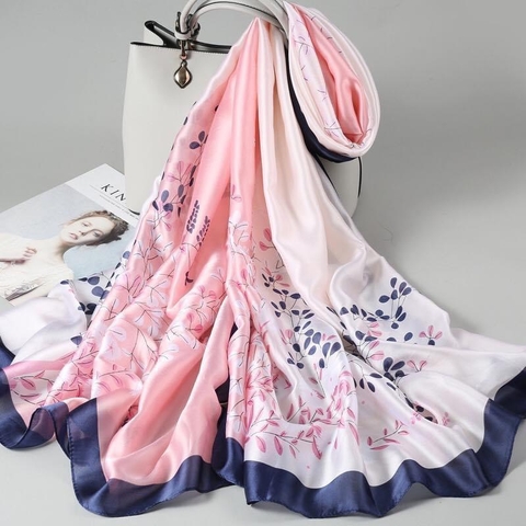 Khăn lụa hoa LH-010