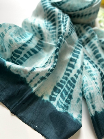 Khăn tơ tằm loang TLVN-015