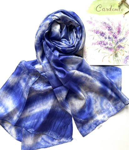 Khăn tơ tằm loang TLVN-017