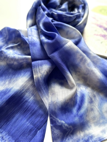 Khăn tơ tằm loang TLVN-017