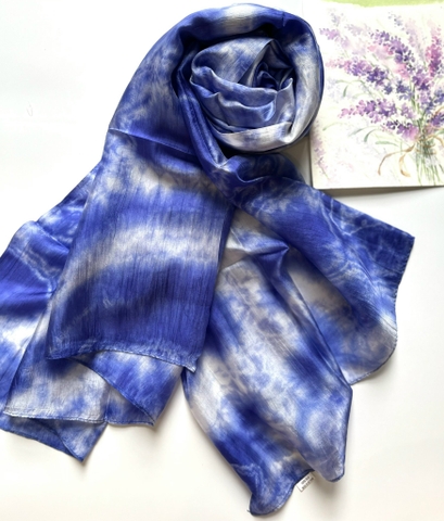 Khăn tơ tằm loang TLVN-017