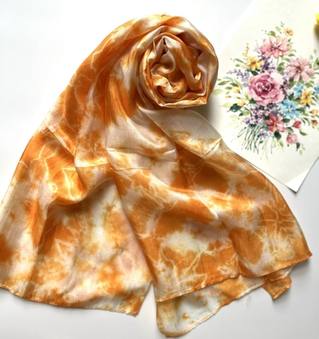 Khăn tơ tằm loang TLVN-018