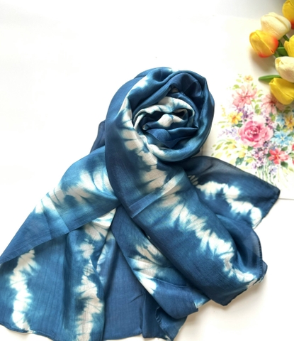 Khăn tơ tằm loang TLVN-021