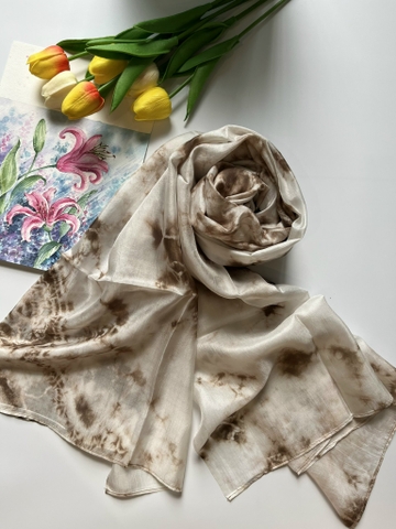 Khăn tơ tằm loang TLVN-022