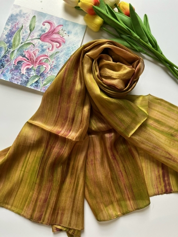 Khăn tơ tằm loang TLVN-008