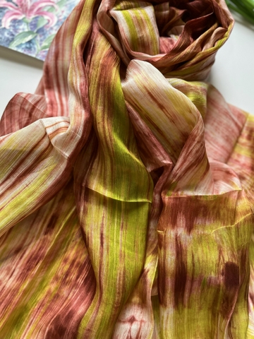 Khăn tơ tằm loang TLVN-009