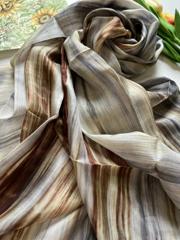 Khăn tơ tằm loang TLVN-006