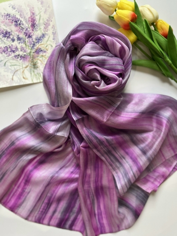 Khăn tơ tằm loang TLVN-011