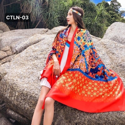 Khăn Boho thổ cẩm LTC-010