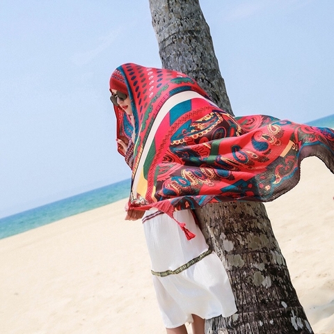 Khăn Boho thổ cẩm LTC-012