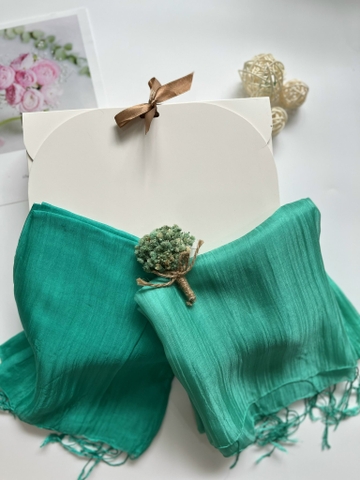 Khăn lụa tơ tằm trơn TTVN-002