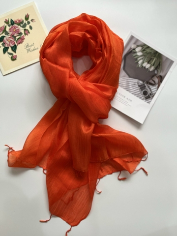 Khăn lụa tơ tằm trơn TTVN-019