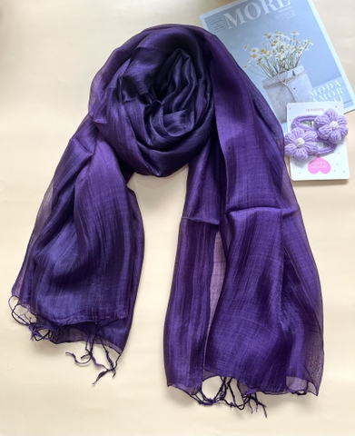 Khăn lụa tơ tằm trơn TTVN-020