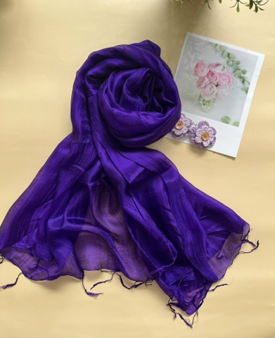 Khăn lụa tơ tằm trơn TTVN-021