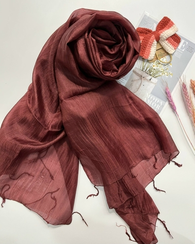 Khăn lụa tơ tằm trơn TTVN-026