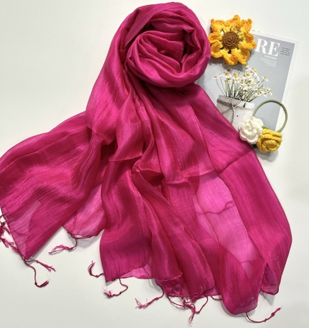 Khăn lụa tơ tằm trơn TTVN-030