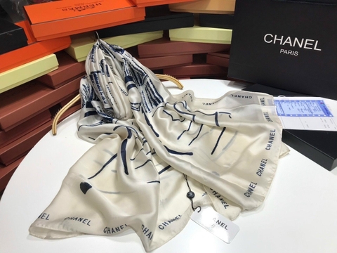 Khăn lụa hoa cao cấp LHH-023