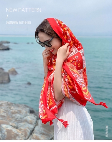 Khăn Boho thổ cẩm LTC-020