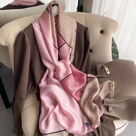 Khăn lụa hoa LH-013