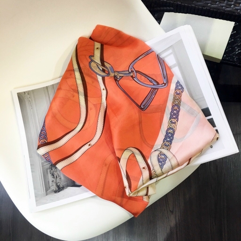 Khăn lụa hoa LH-015