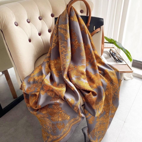 Khăn lụa hoa LH-022