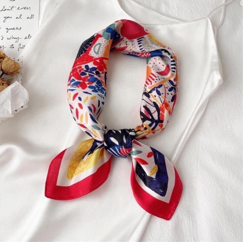 Khăn lụa vuông VT-075