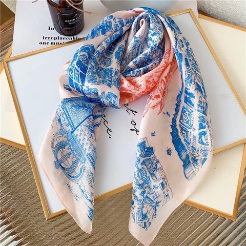 Khăn lụa vuông VT-090