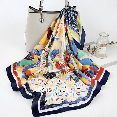 Khăn lụa vuông VT-098