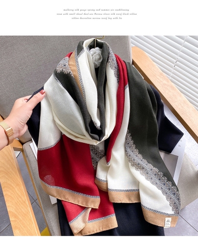 Khăn choàng đũi linen cao cấp DLH-025