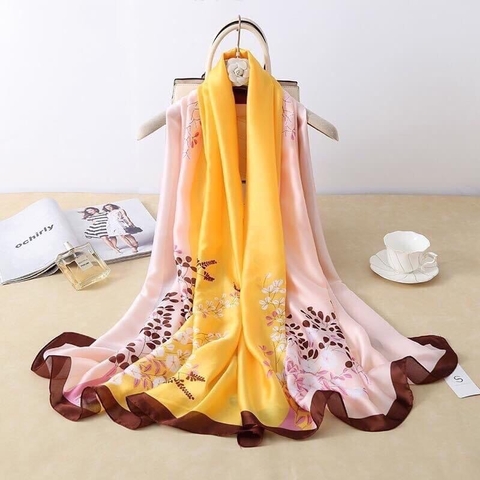 Khăn lụa hoa LH-048