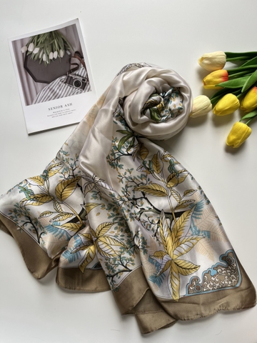 Khăn lụa hoa LH-078