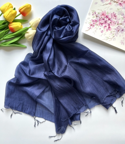 Khăn lụa tơ tằm trơn TTVN-042