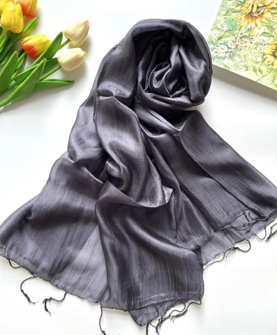 Khăn lụa tơ tằm trơn TTVN-041