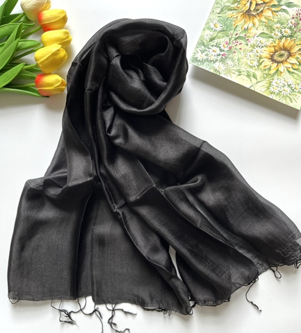 Khăn lụa tơ tằm trơn TTVN-046