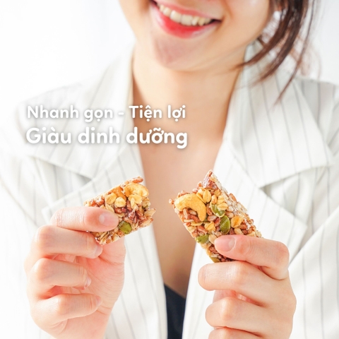 Combo 250gr Bánh Ăn Vặt Biscotti Nguyên Cám Không Đường + 200gr Thanh Ngũ Cốc Gạo Lứt Ăn Kiêng