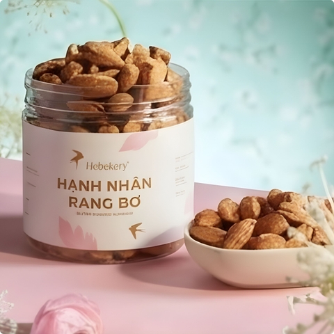 Hạnh Nhân rang bơ Tết 2026 Hebekery