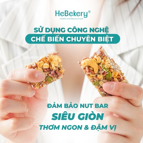 Thanh năng lượng rong biển hộp 6 thanh 150gr Hebekery