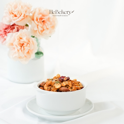 Granola Truly Healthy Hebekery - Không Nho - Vị Truyền thống