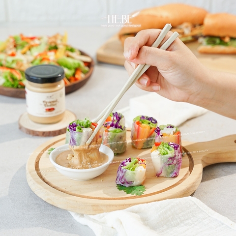 Hộp Combo Muỗng - Nĩa - Đũa Lúa Mạch Tự Nhiên HEBEKERY by HEBE