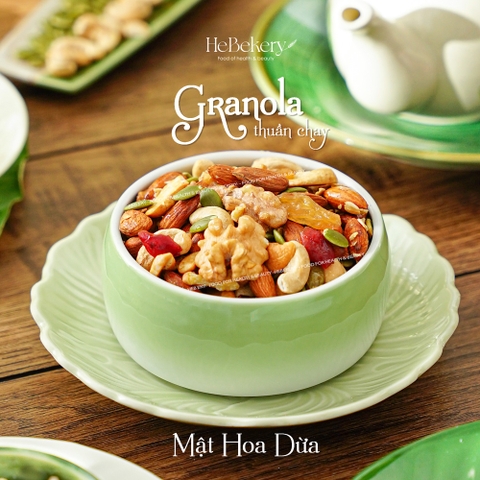 Granola Thuần Chay Nhiều Hạt Ăn Kiêng - Vị Mật Hoa Dừa