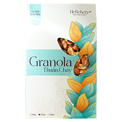 Granola Thuần Chay Nhiều Hạt Ăn Kiêng - Vị Mật Hoa Dừa