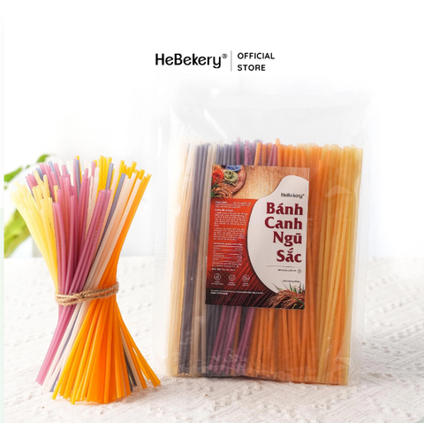 Bánh Canh Ngũ Sắc Tự Nhiên Từ Rau Củ 5 Vị - Bánh Canh Rau Củ Ăn Kiêng Healthy HeBekery