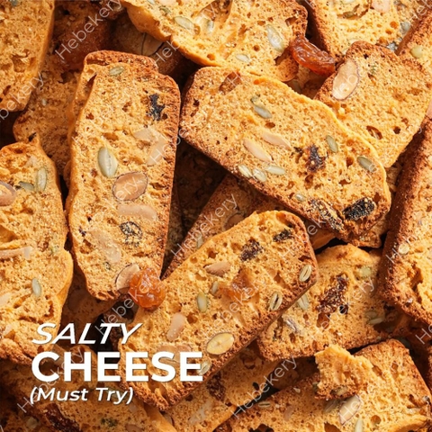 Thanh Lẻ Biscotti Ăn Kiêng Nguyên Cám Low Calories 4 Vị Hebekery - Bánh Ngũ Cốc Nướng Dinh Dưỡng Ăn Kiêng Lành Mạnh