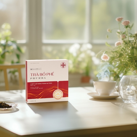 Trà Bổ Phế Phurba - Tăng Đề Kháng, Tiêu Đờm, Giảm Ho (Hộp 20 gói x 5g)